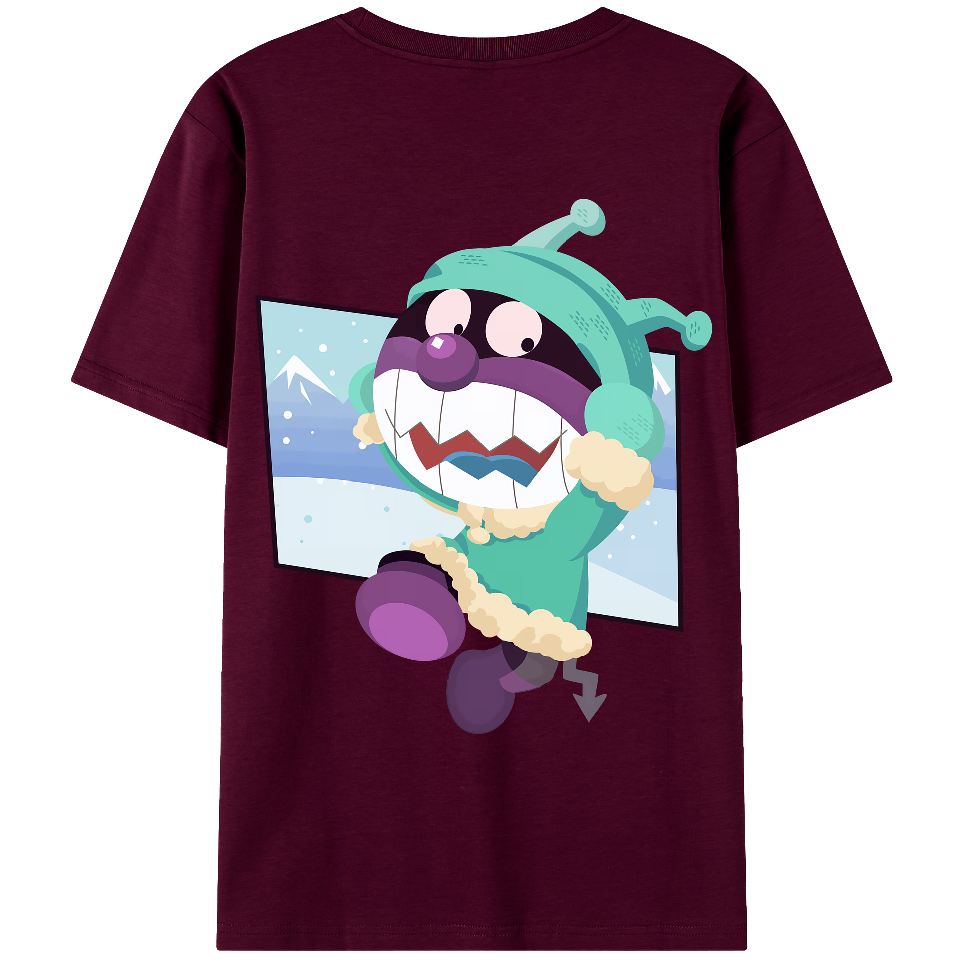 （画像用） アンパンマン Anpanman レディース半袖Tシャツ(バックプリント)